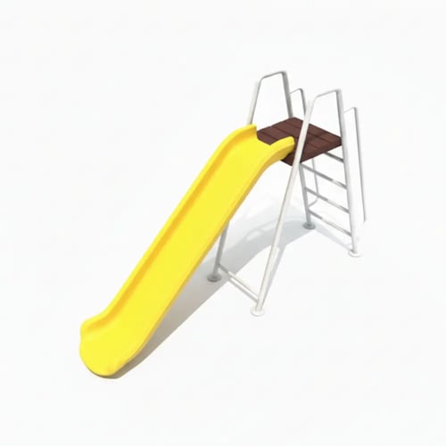 زحليقة كبيرة بلاستيكية بسلم