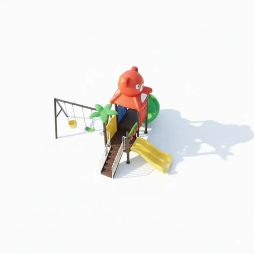 مجموعة الزحاليق والمراجيح الصغيرة