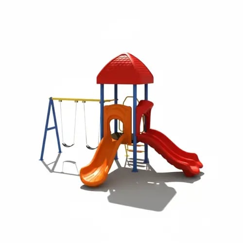 وحدة زحاليق ومراجيح متكاملة صغيرة الحجم