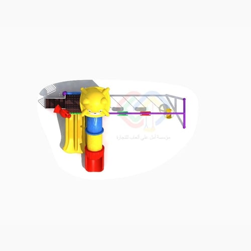 مجموعة الزحاليق والمراجيح متوسطة الحجم