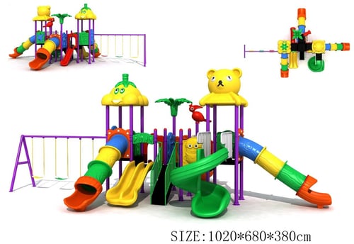 زحليقه و مرجيحه حجم كبير حدائق