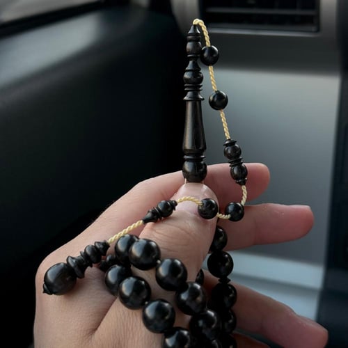 سبحة خشب الابنوس