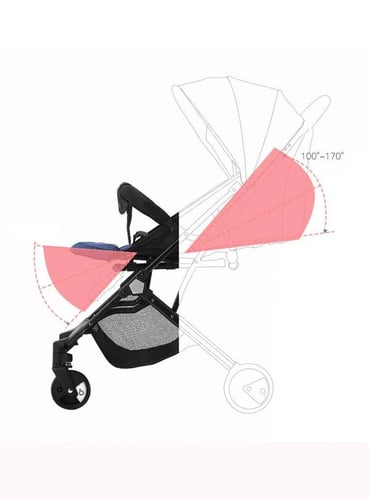 عربة اطفال بلون بيج