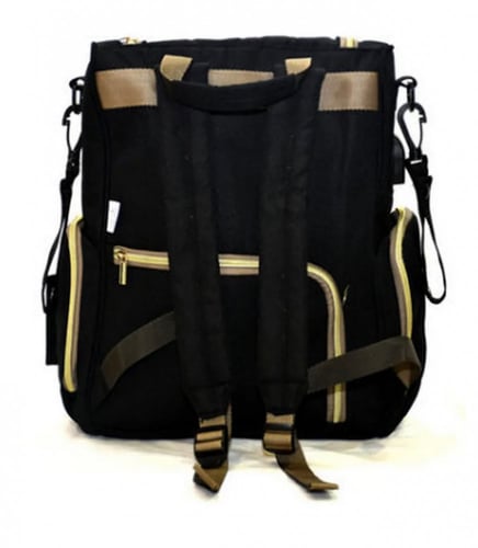 حقيبة حمل الحفاضات من إلفي بيبي/ حقيبة ماما اسود