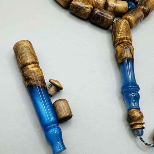 سبحة ريزن مع خشب الزيتون