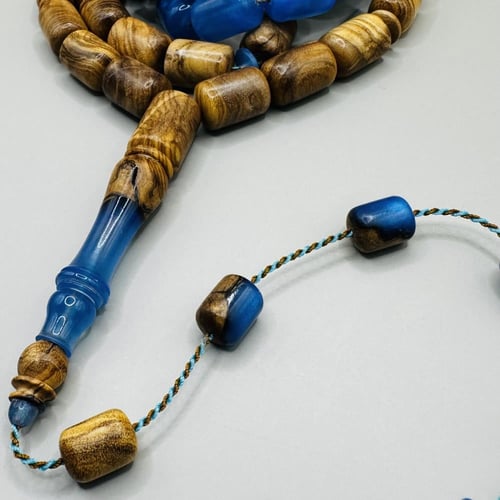 سبحة ريزن مع خشب الزيتون