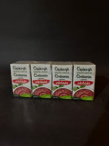 معجون طماطم الوطنية ربطة 135×6