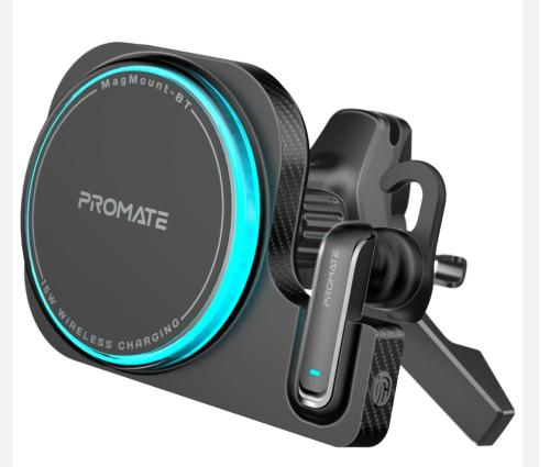 MagMount-BT شاحن سيارة لاسلكي 15 واط متوافق مع Mag...