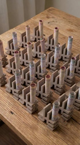 حبة توزيعات بشكل الريال