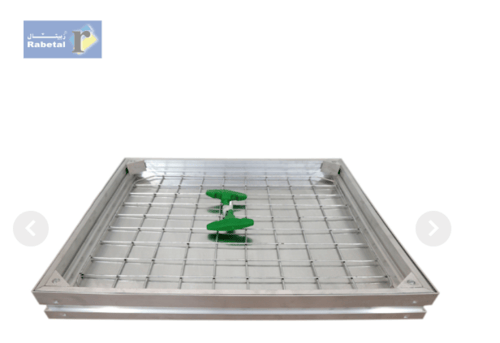 غطاء تفتيش الفتحات الارضية من ريبتال مقاس 120x120...