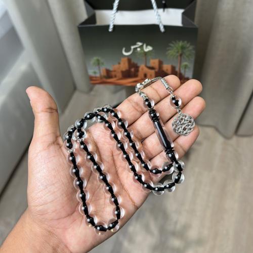 بكلايت شفافة خيط اسود