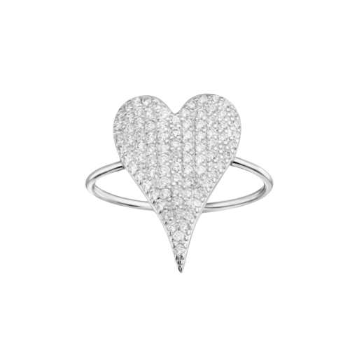 خاتم Hearts فضي
