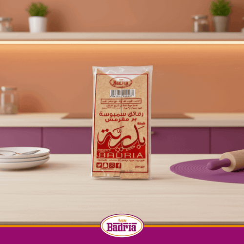 رقائق سمبوسة : بر مقرمش - كارتون ( ٨ مغلف * ٦٠٠ جر...