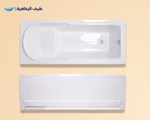 Rectangular bathtub sitting 140 × 70