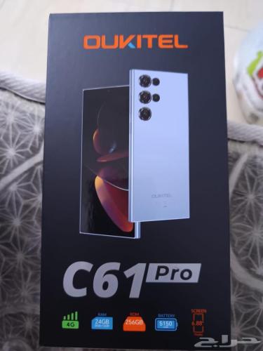 جوال هاتف ذكي Oukitel C61 Pro باللون الأزرق الفاتح...
