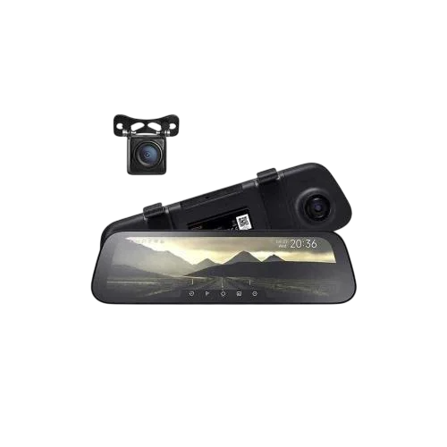 مراية داش كام للسيارة مع كاميرا خلفية متطورة