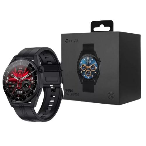 ساعة ذكية Devia Smart Watch Pro 5، وتتميز بالمواصف...