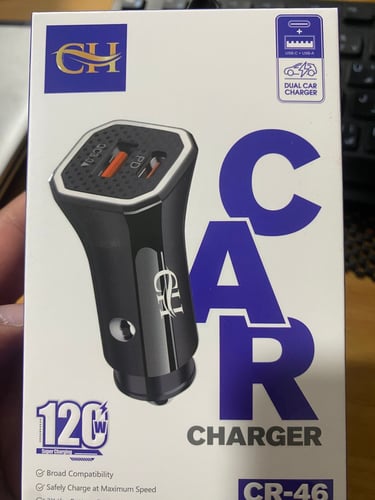 شاحن سيارة منفذين CH Dual CR-. ماركة CH
