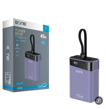 باور بانك "إي ون" (EONE) العملاق (GIANT)، وهو شاحن...