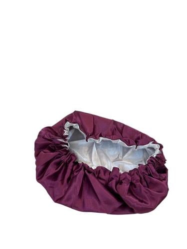 قبعة ستان حرير للشعر