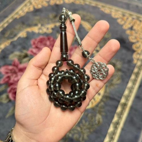 Black transparent tasbih