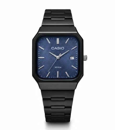 ساعة كاسيوا اسود ميناء كحلي