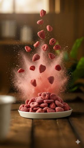 فراوله مجففة بالتبريد