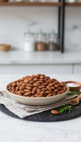 لوز محمّص بالليمون