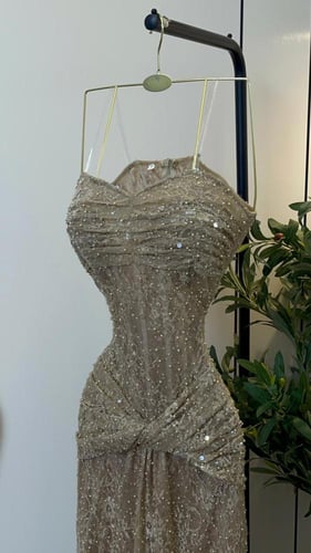 فستان سهره لماع انيق