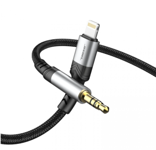 كيبل جيبل من ايفون الى AUX 3.5mm بطول 1.2م| اسود