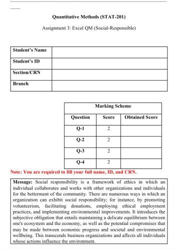 المساعدة في أسايمنت STAT201