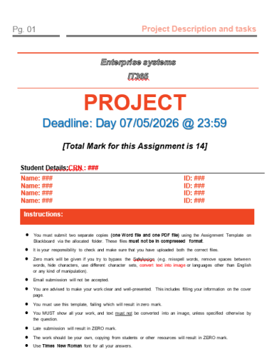 مشروع ( IT402 - IT365)