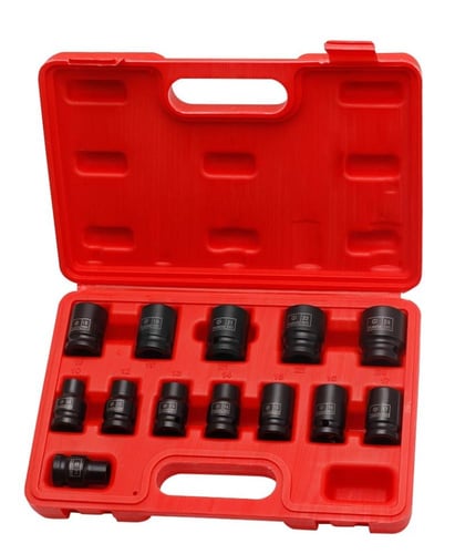 طقم حبات قصير (لقم) 13 قطعة - مقاس 1/2 بوصة (M-16)