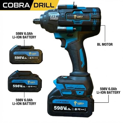 دريل امباكت (مفك عجلات) 1500 نيوتن - (D-9)