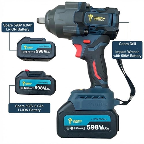 دريل امباكت (مفك عجلات) 1700 نيوتن -الى اعمال المك...