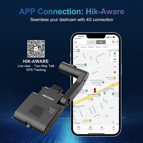 كاميرا داشكام V6 4g تدعم شريجة بيانات تشغيل 3 كامي...