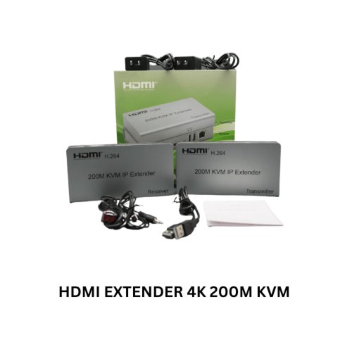 HDMI 200M KVM IP EXTENDER / ناقل صورة وتحكم بالفار...