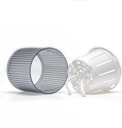 وعاء زراعة مائية كريستالي