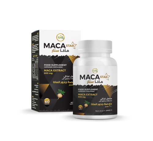 ان اتش اس ماكا ستار 600 مجم - خلاصة جذور الماكا -...