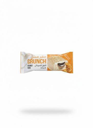 Crunch crispy with peanut butter cake flavor