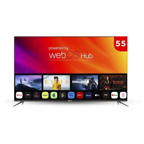 شاشة دانسات 55 بوصة سمارت 4K نظام تشغيل ويب أوس DT...