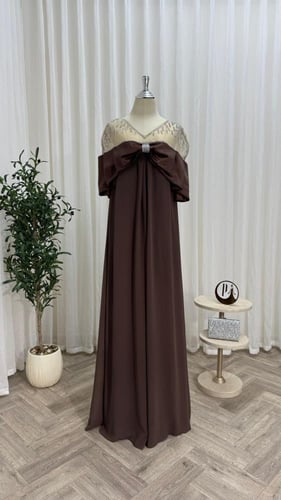 فستان حمل جورجيت ناعم سهره