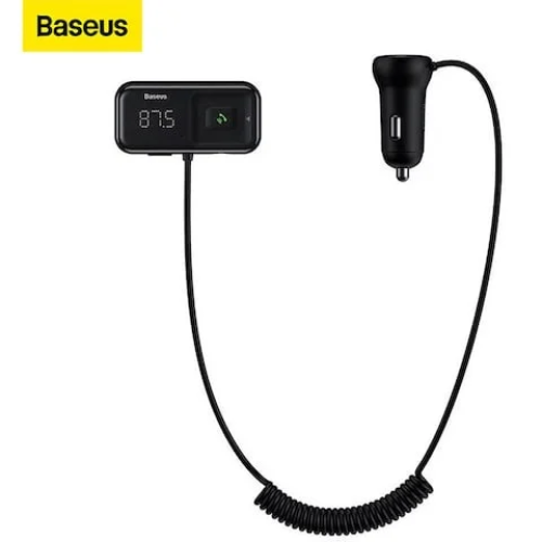 بيسوس محول راديو لاسلكي مع شاحن سيارة يو اس بي مزد...