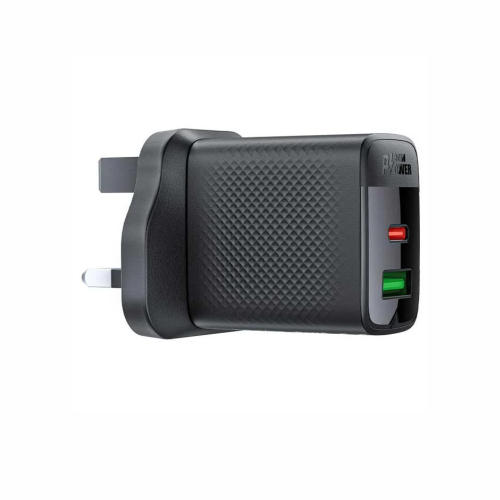 شاحن جداري AceFast بقوة 30 واط بمنفذ تايب سي ومنفذ...