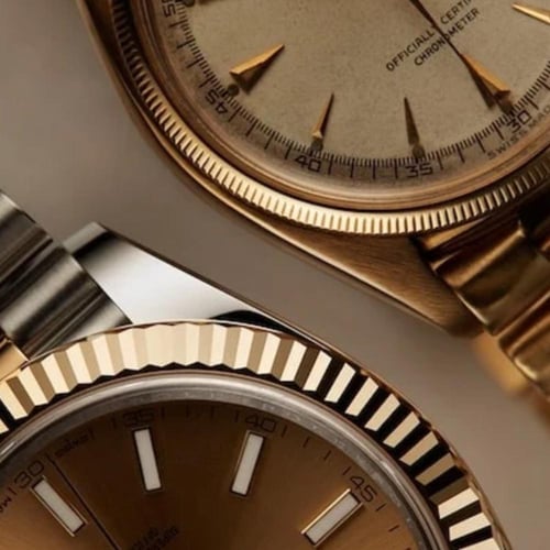 ساعة ديت جست بألماس على الرقم والطوق وخيارات المين...