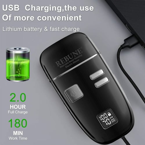 ماكينة حلاقة الشعر وتنعيمه لون اسود من ريبون