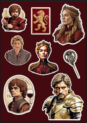 ستيكرات قيم اوف ثرونز