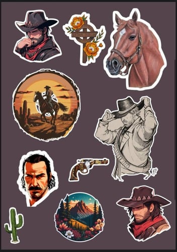 ستيكرات ريد ديد