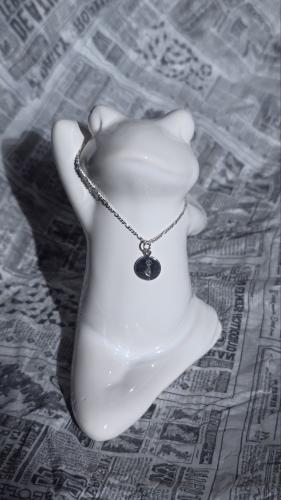 سلسلة مع تعليقة يوغا فضة استرليني 925