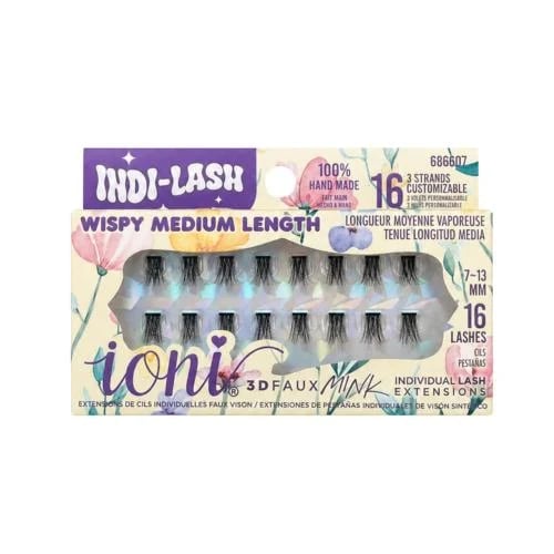 IONI 3D Indi-Lash Extension 16 – Wispy Medium Leng...